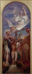 Étude pour Saint Philippe baptisant l
